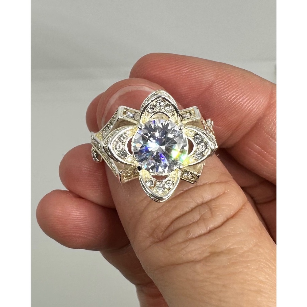 🆕 Silver CZ Ring Set - Picture 6 of 13